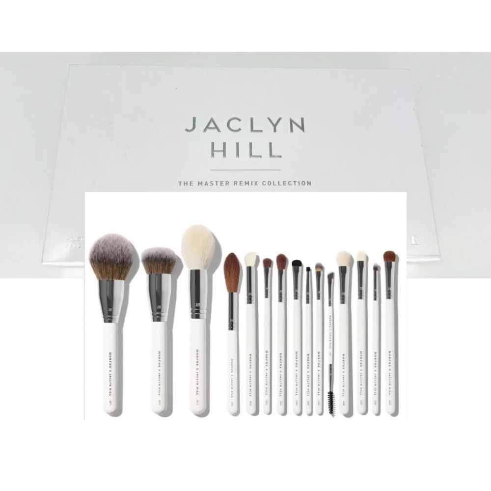 Набір професійних пензлів для макіяжу Morphe Jaclyn Hill Master Remix Collection 15 шт