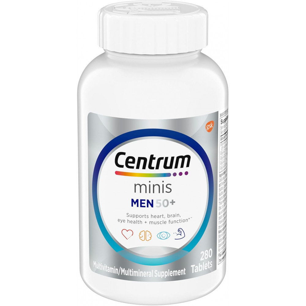 Vitamin complex for men Centrum Minis Silver 50+ 280 pcs