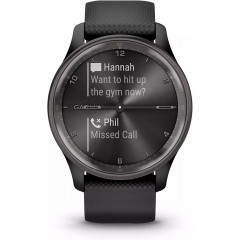 Розумний спортивний годинник Garmin Vivomove Trend Slate Black 010-02665-00