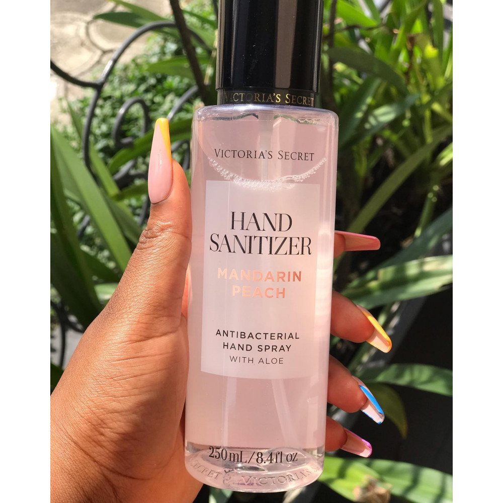 Perfume sanitizer spray for hands Victoria's Secret Mandarin Peach with the smell of mandarin and peach 250ml