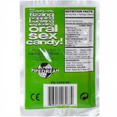 Цукерки для орального задоволення Bj Blast смак зеленого яблука упаковка 18 г