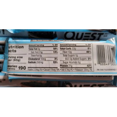 Батончик з високим вмістом білка Quest Protein Bar Печиво та крем 60 г