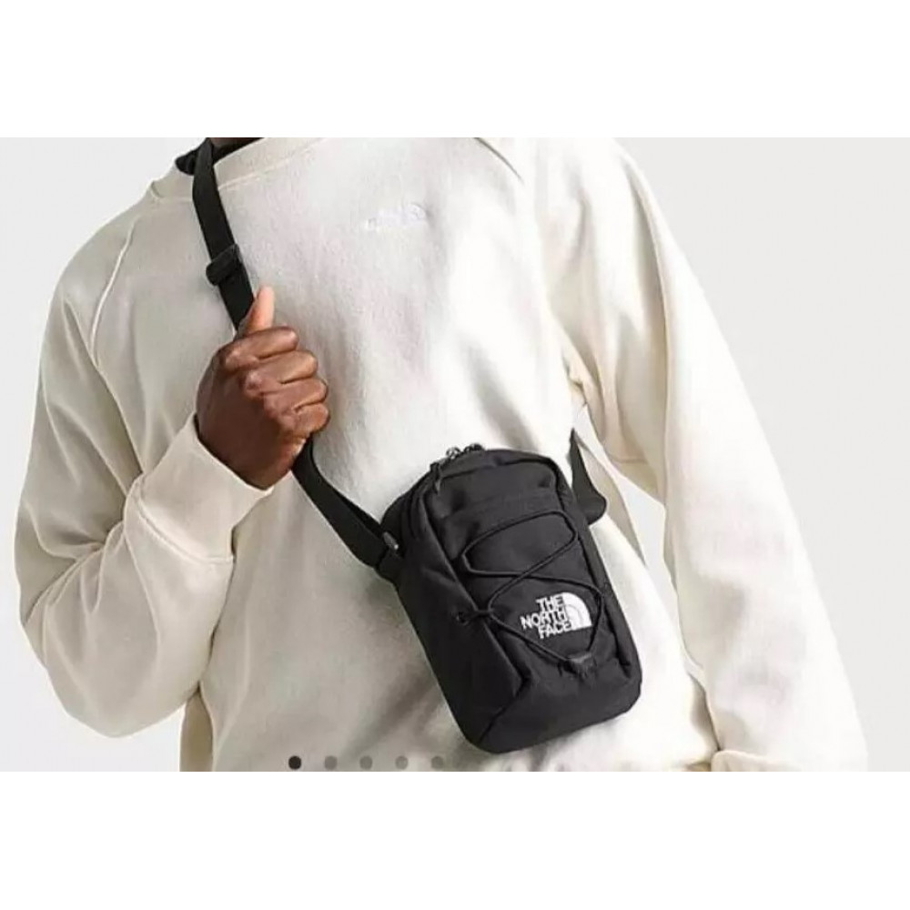 The North Face Jester TNF black unisex crossbody bag