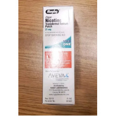 Нікотинові трансдермальні патчі Rugby Clear для відмови від куріння 14 шт 21 мг