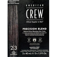 Чоловіча фарба для волосся і бороди American Crew Precision Blend Dark 2-3 3 шт.