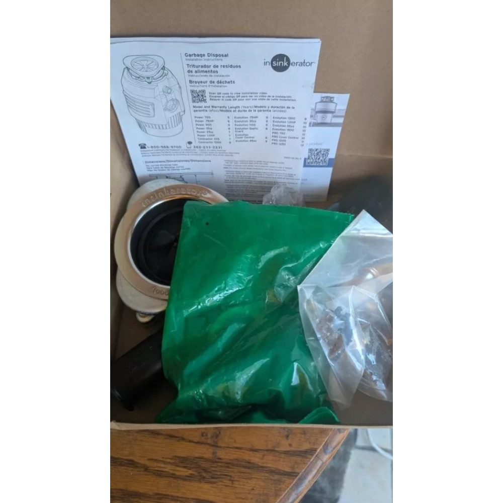 InSinkErator Power Series 3/4 HP EZ Connect Food Waste Shredder