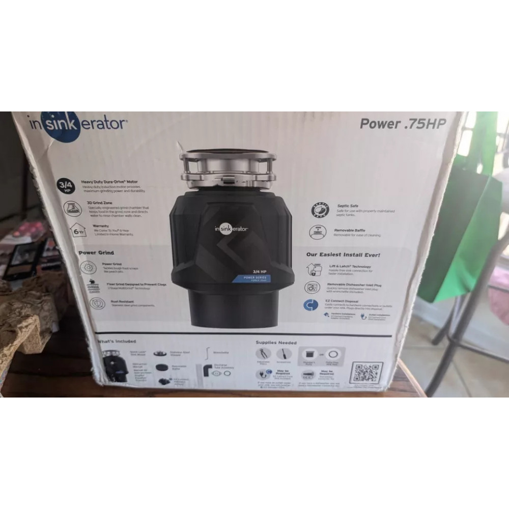 InSinkErator Power Series 3/4 HP EZ Connect Food Waste Shredder