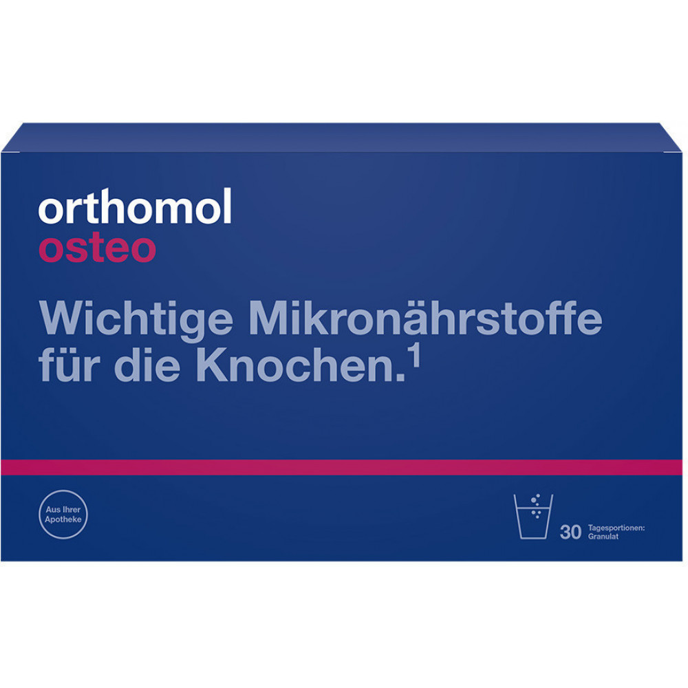 Orthomol Osteo Bone Health Complex in granules 30 packets for 30 days Without box