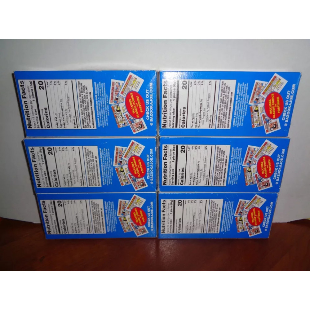 Bazooka Classic Original chewing gum with tutti-frutti flavor 114g