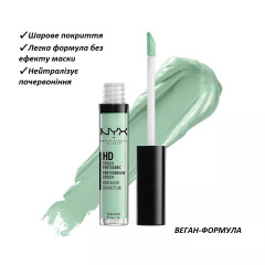 Зелений коректор NYX HD Photogenic Concealer Wand CW12
