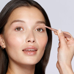 Комплект пінцетів Tweezerman Petite Point & Slant у рожевому золоті