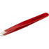 Пінцет для брів Tweezerman Stainless Steel 1230-RLLT червоний