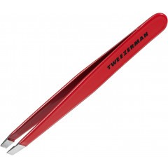 Пинцет для бровей Tweezerman Stainless Steel ‎1230-RLLT красный