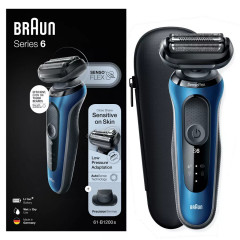 Чоловіча електробритва Braun Series 6 60-B1200s синя
