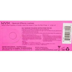 Volume lashes NYX Special Effect Lashes Side Swept EL181 Black