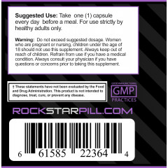 Амінокислотний комплекс Rockstar L-глутамін для регенерації м'язів 60 капсул