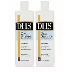 Лікувальний шампунь DHS Zinc для усунення лупи та подразнення шкіри голови 480 мл
