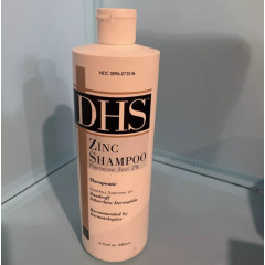 Лікувальний шампунь DHS Zinc для усунення лупи та подразнення шкіри голови 480 мл