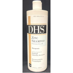 Лікувальний шампунь DHS Zinc для усунення лупи та подразнення шкіри голови 480 мл