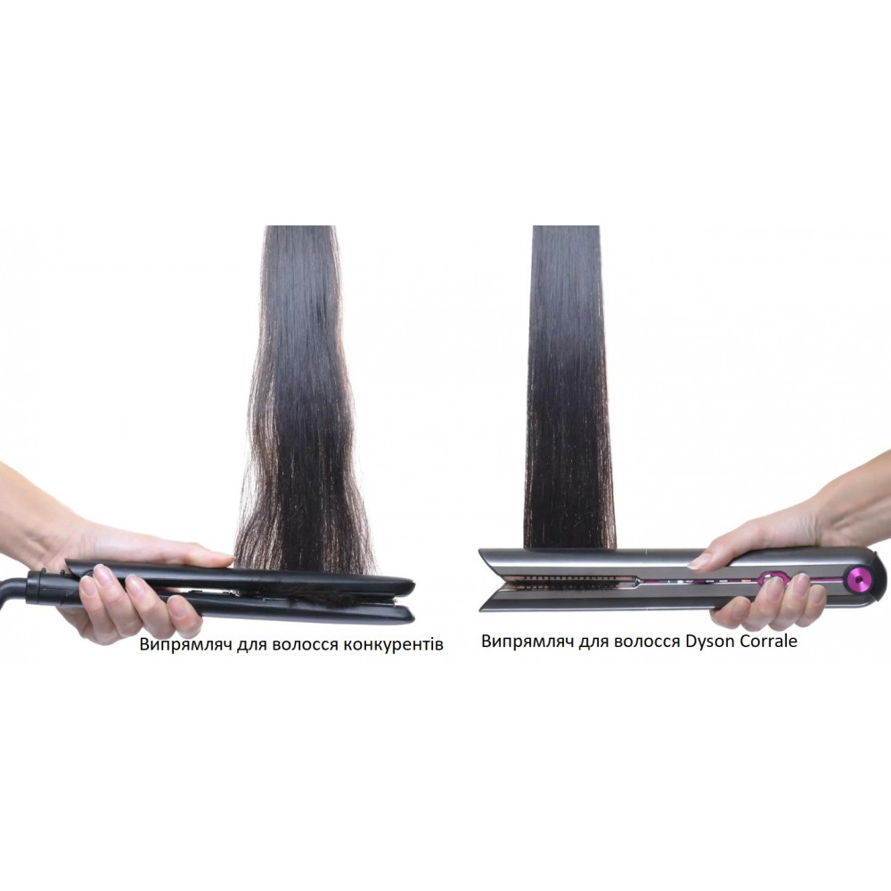 Утюжок, выпрямитель для волос Dyson Corrale Black/Purple цвет фиолетовый/черный