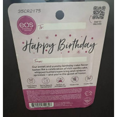 Увлажняющий бальзам для губ EOS Birthday Cake (2 шт)