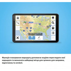 8-дюймовий GPS-навігатор для вантажівок Garmin dezl OTR810