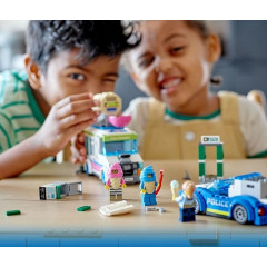 Дитячий конструктор LEGO City Погоня за крижаним візком 60314 317 деталей