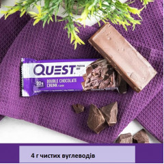 Протеїновий батончик Quest Nutrition Подвійний шоколад 60 г 1 шт