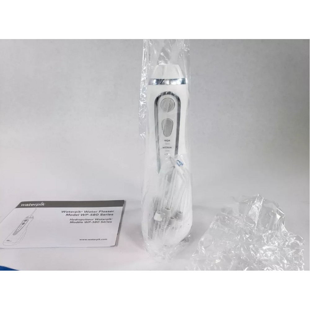 Бездротовий іригатор Waterpik Cordless Advanced WP-580 з 4 насадками та сумкою