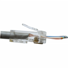 Конектори для обтискання кручений пари Platinum Tools 100010C EZ-RJ45 Cat 6