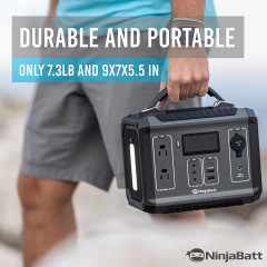 NinjaBatt 300W Portable Power Station Charging Station (9 output ports)