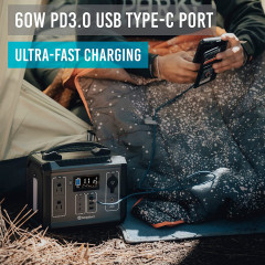 NinjaBatt 300W Portable Power Station Charging Station (9 output ports)