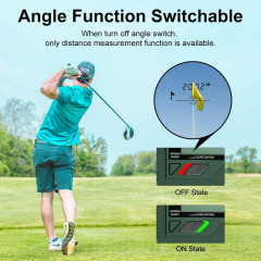 Далекомір лазерний Huepar HLR1000 (1000 м) для полювання та для гольфу