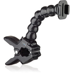 Flexible clamp mount Black Jaws for GoPro action cameras.