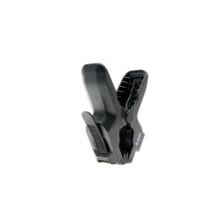 Flexible clamp mount Black Jaws for GoPro action cameras.