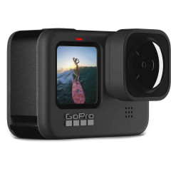The GoPro Max Lens Mod is an additional lens module for GoPro HERO11/HERO10/HERO9 cameras.