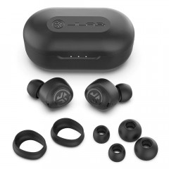 JLab Audio JBuds Air True Wireless headphones with charging case.