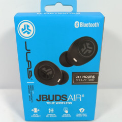 JLab Audio JBuds Air True Wireless headphones with charging case.