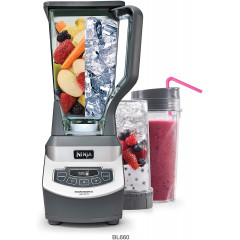 Професійний блендер Ninja BL660B 1100 Вт (120 В)  з двома чашками Nutri Ninja