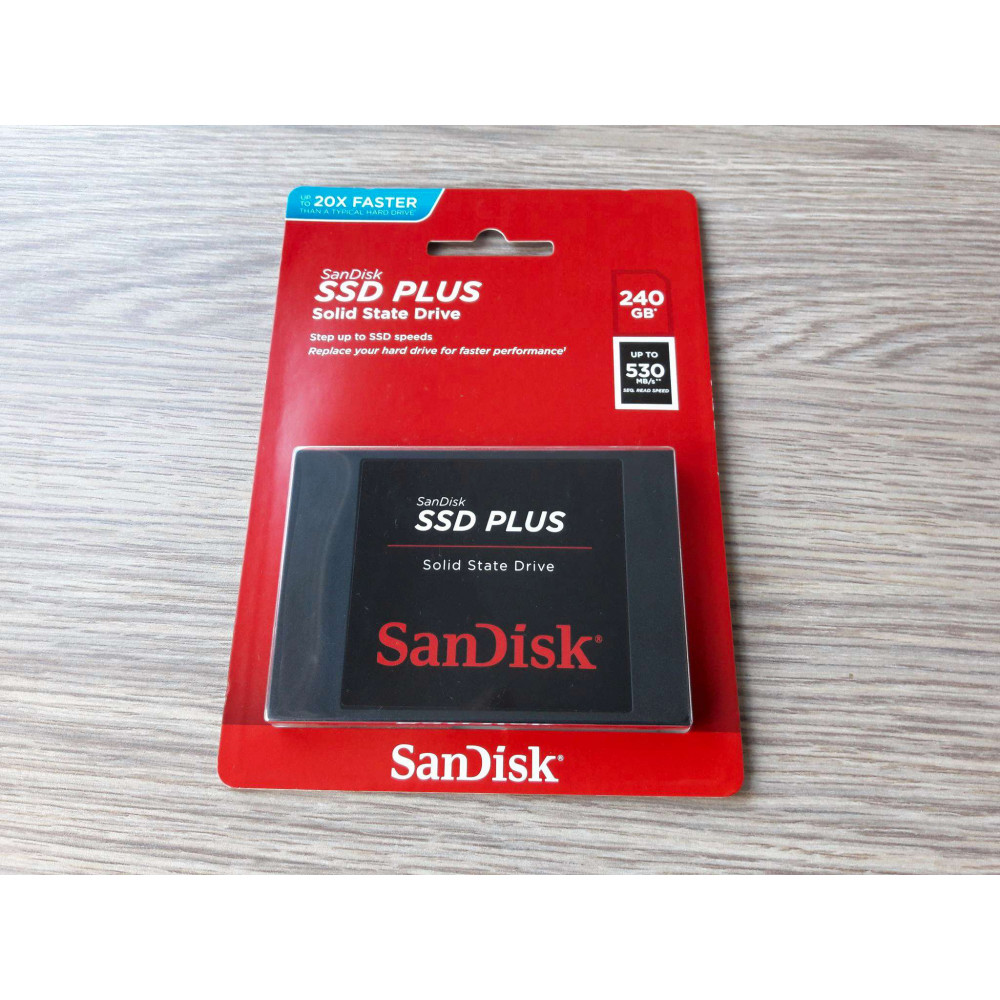 Твердотільний SSD накопичувач SanDisk Ultra Plus 256GB 2.5" MLC