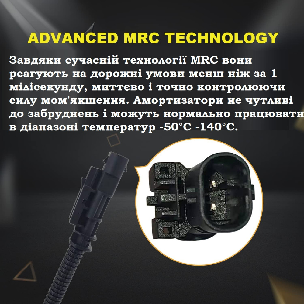 Front shock absorbers with electric drive Cadillac XTS 2013-2019 LUFT MEISTER 580-1096 19300063 B092J8WBSH (2 pcs)