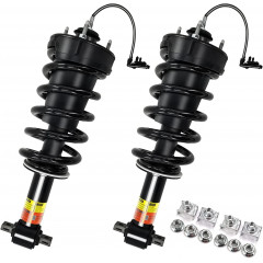 Front shock absorbers with magnetic assembly and spring Cadillac Escade Tahoe Suburban Silverado GMC Sierra 0 Yukon (XL) 2015-2022 years LUFT MEISTER 84176631 B09Q2VW9D9 (2 pcs)