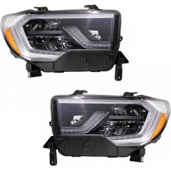 Set of front headlights for Toyota Sequoia 2018-2020 1A Auto B0B9WG4W5F (2 pieces)