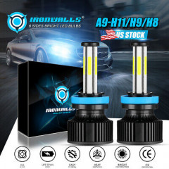 Set of 2 LED headlights for high/low beamONWALLS H11/H9/H8 6500K 420000lm