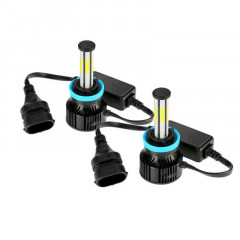 Комплект 2 LED лампи для фар далекого/ближнього світла IRONWALLS H11/H9/H8 6500K 420000LM