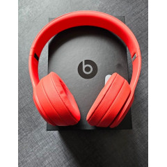Used wireless headphones Beats by Dr. Dre Solo3 Wireless On-Ear Headphones Citrus Redmodel MX472LLA
