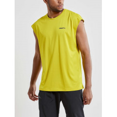 Men's sportswear tank top Craft Charge SL Mesh Tee Yellow (size - M)