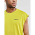 Men's sports tank top Craft Charge SL Mesh Tee Yellow (size - M)