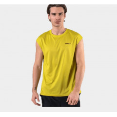 Чоловіча спортивна майка Craft Charge SL Mesh Tee Yellow (розмір - М)