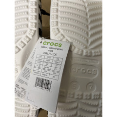 Women's Crocs Classic Zebra Animal Print in size 37 (24 cm)